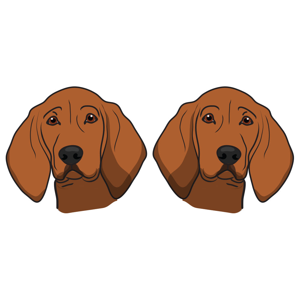 Redbone Coonhound Dog Decal