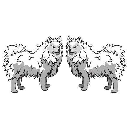 Samoyed Dog Decal