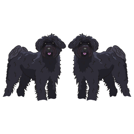 Schnoodle Dog Decal