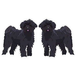 Schnoodle Dog Decal