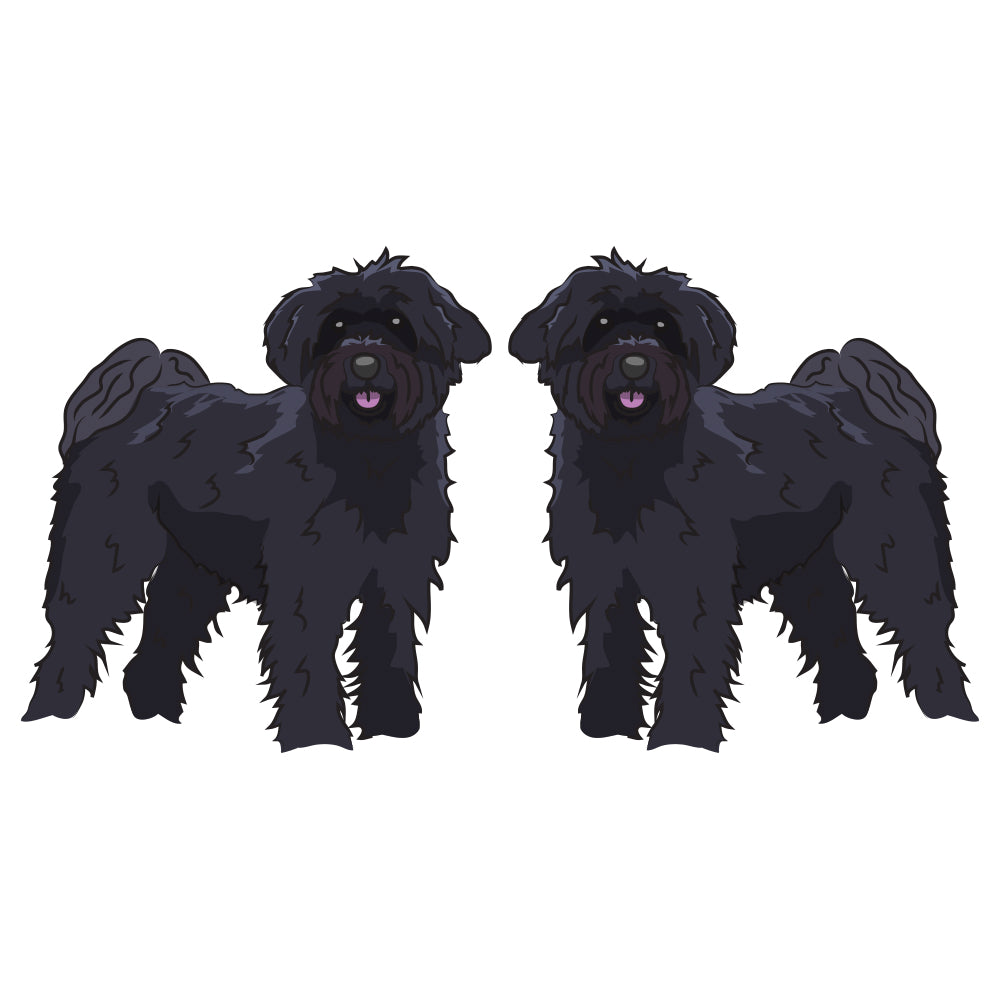 Schnoodle Dog Decal