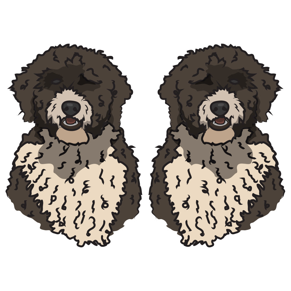 Spanish Water Dog Dog Decal