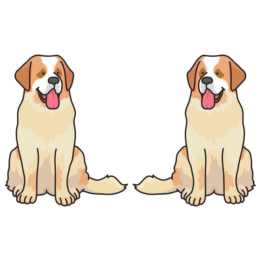 St Bernard Dog Decal