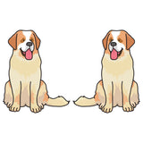 St Bernard Dog Decal
