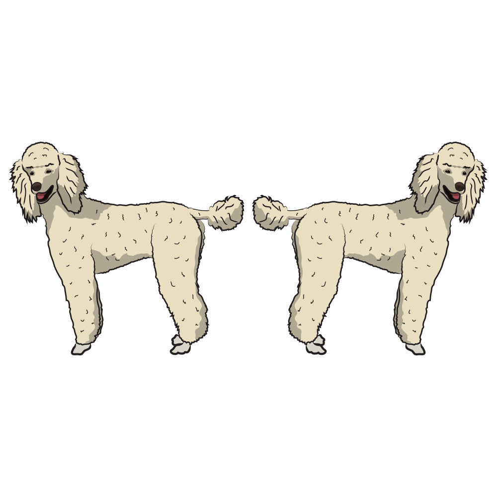 Standard Poodle Dog Decal
