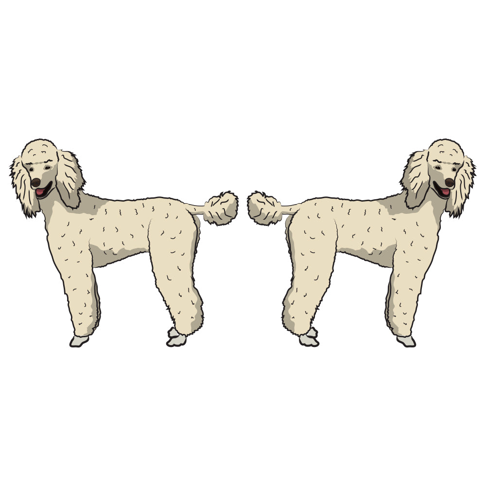 Standard Poodle Dog Decal