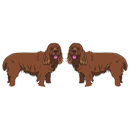 Sussex Spaniel Dog Decal