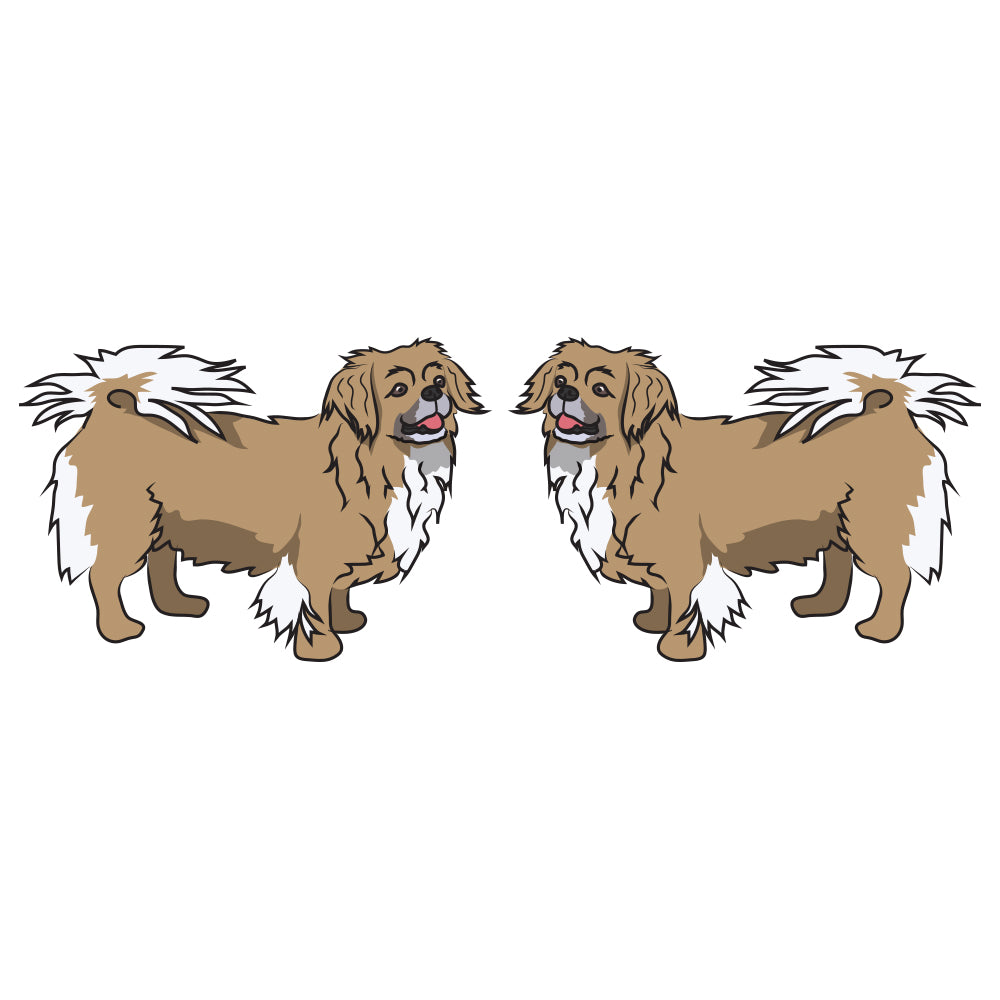 Tibetan Spaniel Dog Decal