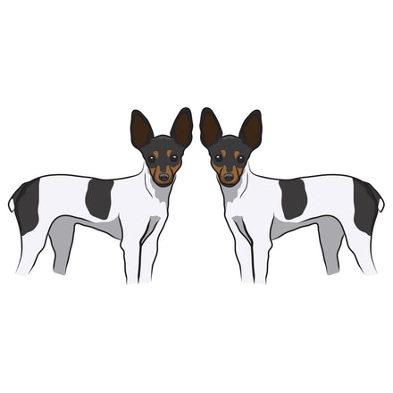 Toy Fox Terrier Dog Decal