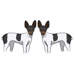 Toy Fox Terrier Dog Decal