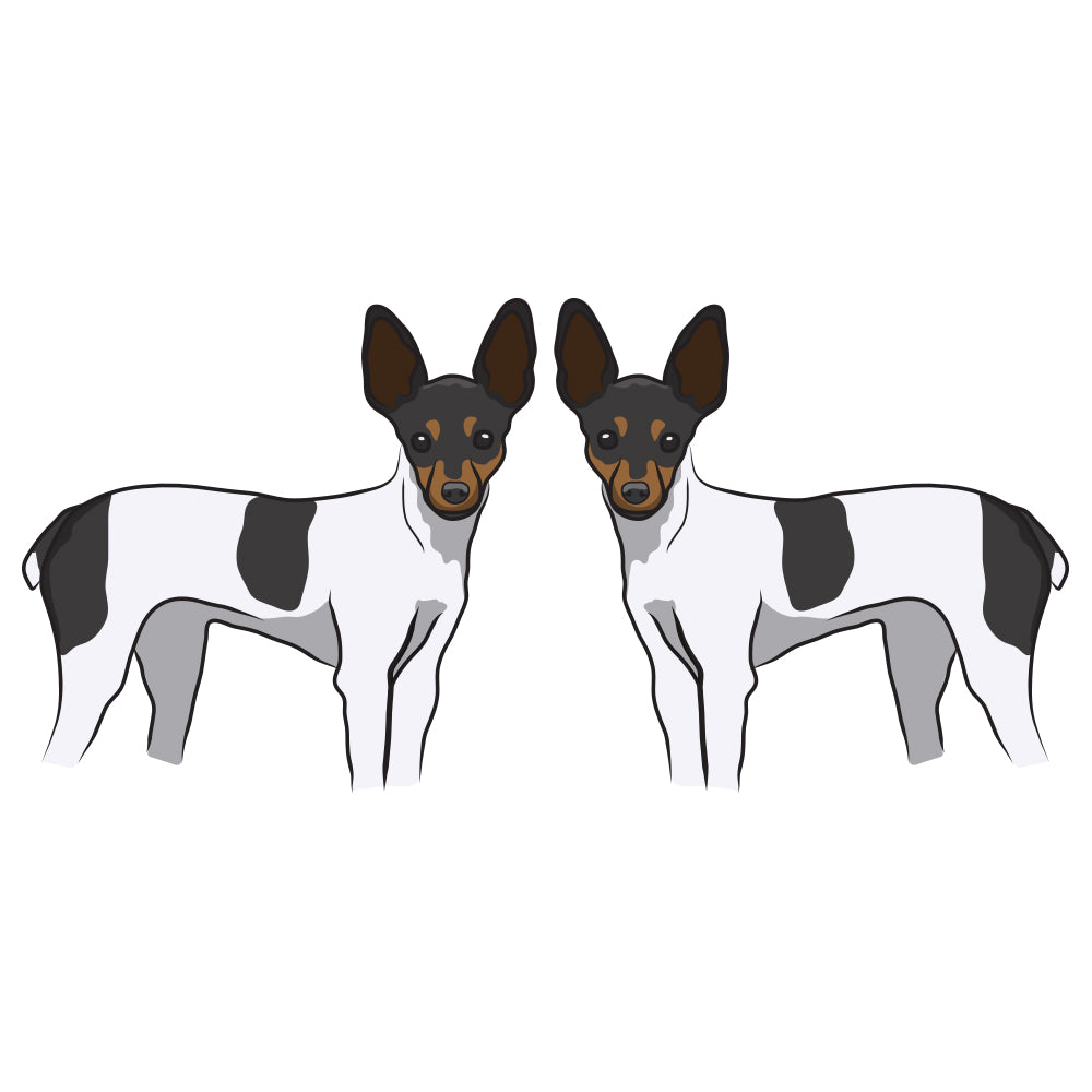 Toy Fox Terrier Dog Decal