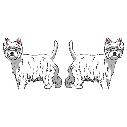 West Highland White Terrier Dog Decal