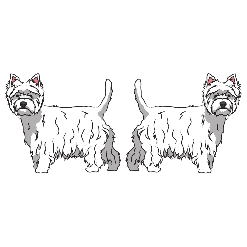 West Highland White Terrier Dog Decal