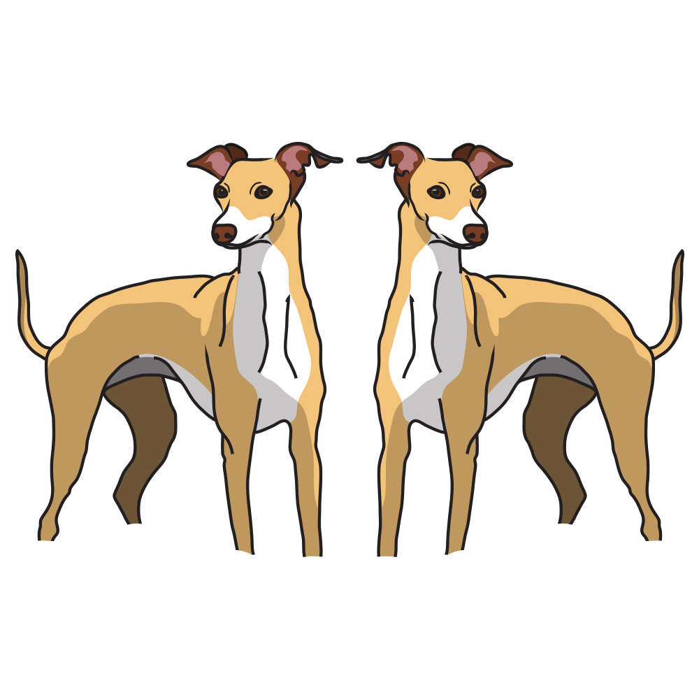 Whippet Dog Decal