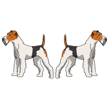 Wire Fox Terrier Dog Decal