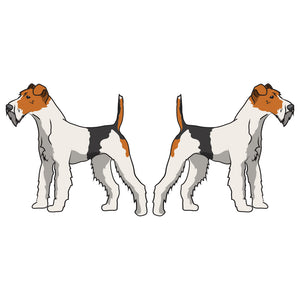 Wire Fox Terrier Dog Decal