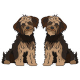 Yorkipoo Dog Decal
