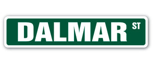 DALMAR Street Sign