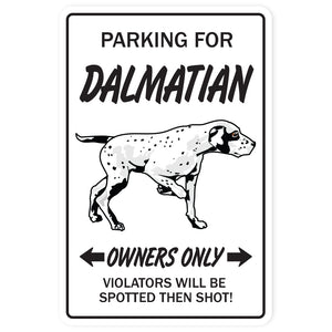 DALMATIAN Street Sign