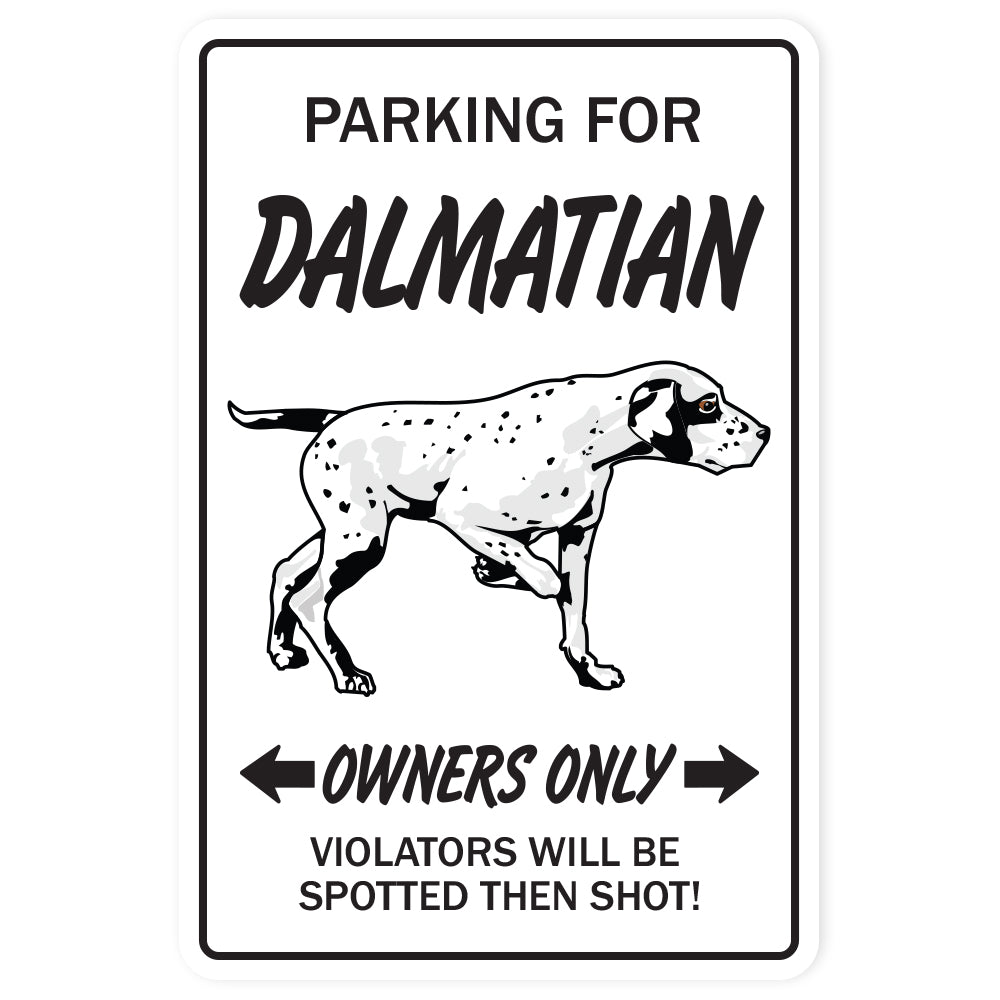 DALMATIAN Street Sign