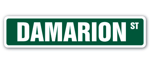 DAMARION Street Sign