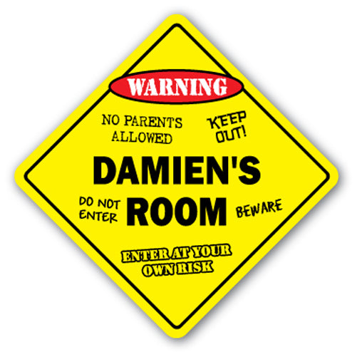 Damien's Room Vinyl Decal Sticker