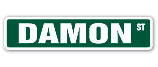DAMON Street Sign