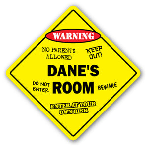 Dane's Room Vinyl Decal Sticker