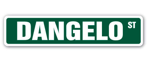 DANGELO Street Sign
