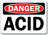 Danger Sign - Acid