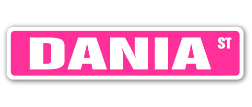 DANIA Street Sign