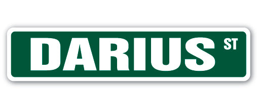 Darius Street Vinyl Decal Sticker