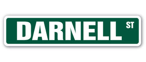 DARNELL Street Sign