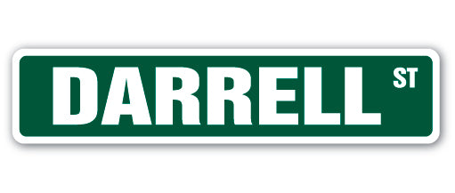 DARRELL Street Sign