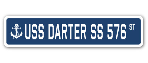 USS Darter Ss 576 Street Vinyl Decal Sticker