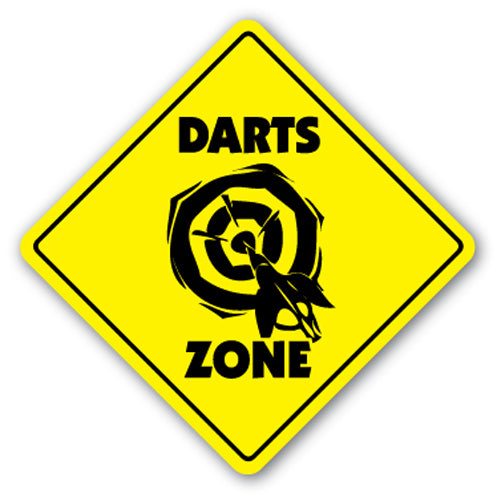 Dart Zone Vinyl Decal Sticker