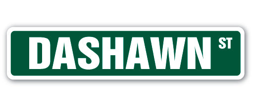 DASHAWN Street Sign