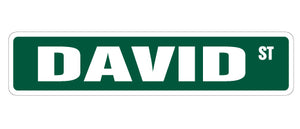 David Street Vinyl Decal Sticker