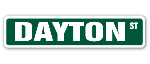 DAYTON Street Sign