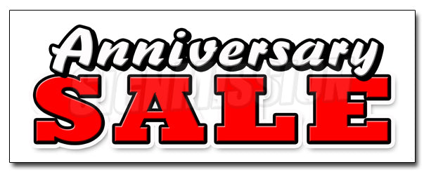 Anniversary Sale Decal