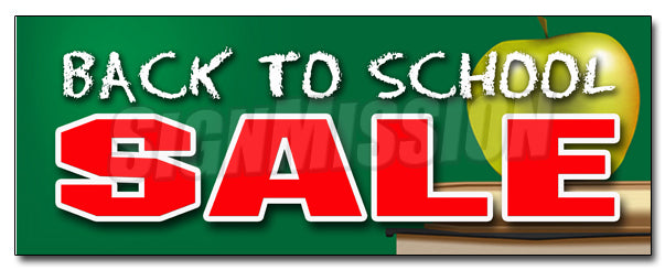 Back To School Sale Decal