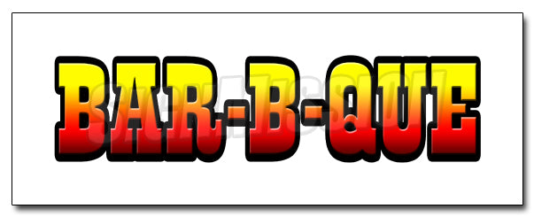 Bar-B-Que1 Decal