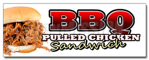Bbq Pulled Chicken Sandwic Decal