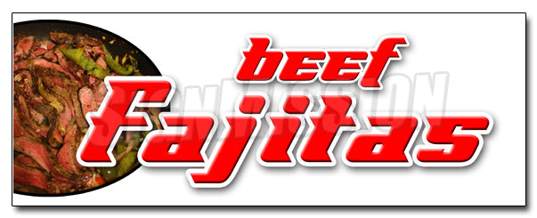 Beef Fajitas Decal