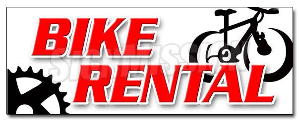 Bike Rental Decal