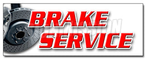Brake Service Decal