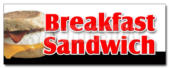 Breakfast Sandwich Decal
