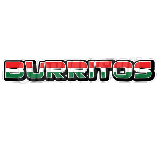 Burritos Decal