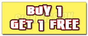 Buy 1 Get 1 Free Decal
