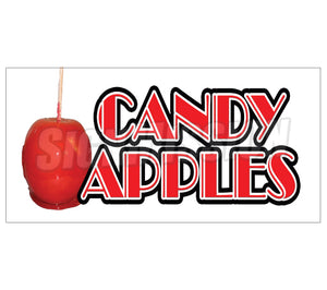Candy Apples Die Cut Decal